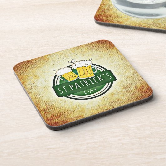 St. Patrick's Day Beers Bier Onderzetter (Linkerzijde)