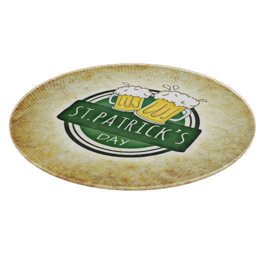 St. Patrick's Day Beers Snijplank (Hoek)