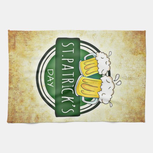 St. Patrick's Day Beers Theedoek (Horizontaal)