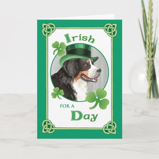 St. Patrick's Day Berner Kaart (Voorkant)