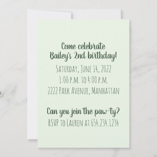 St. Patrick's Day Berner Sennenhonden Kaart (Achterkant)