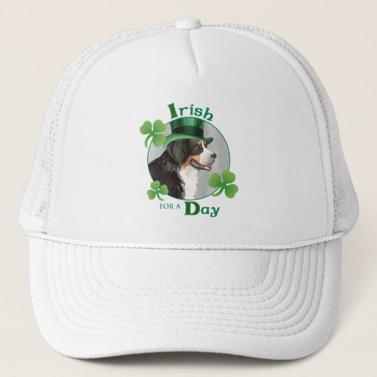 St. Patrick's Day Berner Trucker Pet (Voorkant)