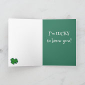 St. Patrick's Day Bernese Mountain Dog Kaart (Binnen)