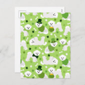 St. Patrick's Day Bichon Frise Feestdagenkaart (Voorkant / Achterkant)