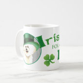 St. Patrick's Day Bichon Koffiemok (Voorkant links)