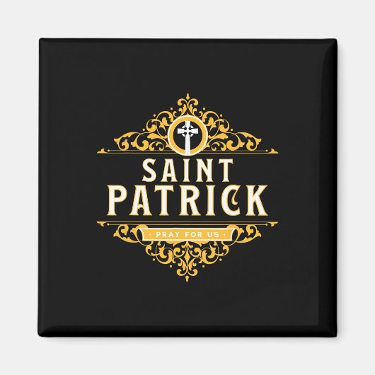 St. Patrick's Day Bid Voor Ons St. Patrick's Katho Magneet (Voorkant)