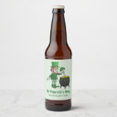 St. Patrick's Day Bier Etiket (Voorkant)