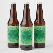 St. Patrick's Day Bier Etiket (Flessen)