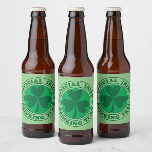 St. Patrick's Day Bier Etiket (Flessen)