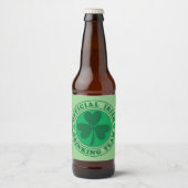 St. Patrick's Day Bier Etiket (Voorkant)