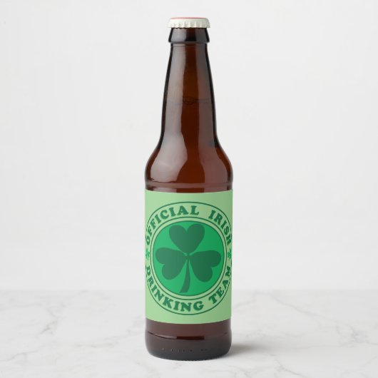 St. Patrick's Day Bier Etiket (Voorkant)