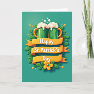 St. Patrick's Day Bier Mokken Kaart