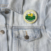 St.Patrick's Day Bier Ronde Button 5,7 Cm (In situ)