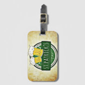 St. Patrick's Day Bieren Bagagelabel (Voorkant (verticaal))