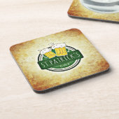 St. Patrick's Day Bieren Bier Onderzetter (Linkerzijde)