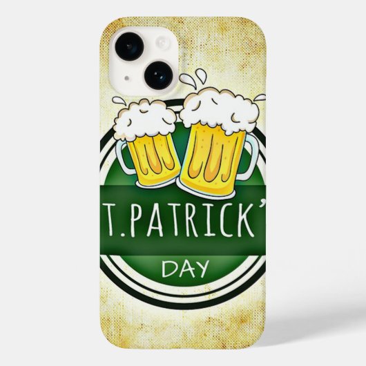 St. Patrick's Day Bieren Case-Mate iPhone Case (Achterkant)