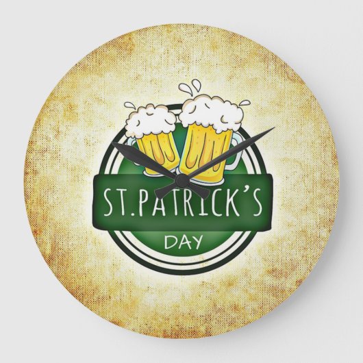 St. Patrick's Day Bieren Grote Klok (Voorkant)