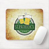 St. Patrick's Day Bieren Muismat (Met muis)