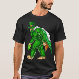  St Patricks Day Bigfoot Sasquatch Iers T-shirt