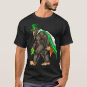 St Patricks Day Bigfoot Sasquatch Iers T-shirt (Voorkant)