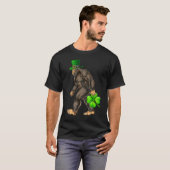  St Patricks Day Bigfoot Sasquatch Iers T-shirt (Voorkant volledig)