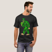  St Patricks Day Bigfoot Sasquatch Iers T-shirt (Voorkant volledig)