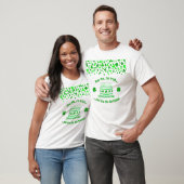 St Patrick's Day Birthday Cake Custom Candles T-shirt (Unisex)