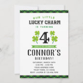 St Patrick's Day Birthday Invitation Kaart (Voorkant)