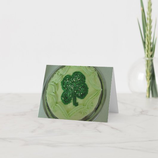 St. Patrick's Day Birthday Kaart (Voorkant)