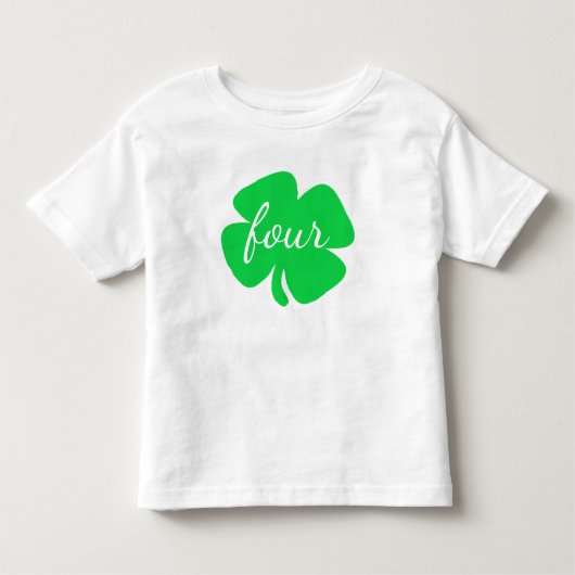 St Patrick's Day Birthday Kinder Shirts (Voorkant)