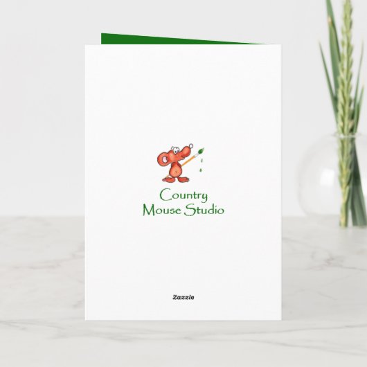 St. Patrick's Day Birthday Luck & Wisdom Owl Kaart (Achterkant)