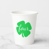 St Patrick's Day Birthday Papieren Bekers (Voorkant)
