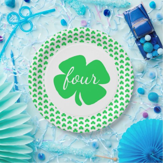 St Patrick's Day Birthday Papieren Bordje (Feest)