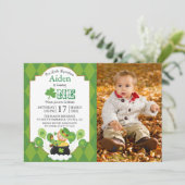 St. Patrick's Day Birthday Party Invitation Kaart (Staand voorkant)