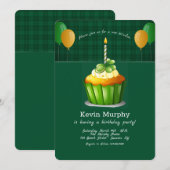 St. Patrick's Day Birthday Party Invitation Kaart (Voorkant / Achterkant)