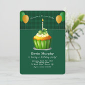 St. Patrick's Day Birthday Party Invitation Kaart (Staand voorkant)