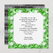 St. Patrick's Day Birthday Party Invitation Kaart (Voorkant / Achterkant)