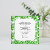 St. Patrick's Day Birthday Party Invitation Kaart (Staand voorkant)