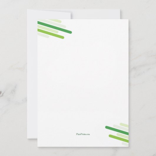 St. Patrick's Day Birthday Party Invitation Kaart (Achterkant)