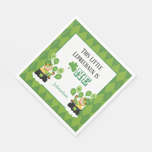 St. Patrick's Day Birthday Party Servet (Hoek)