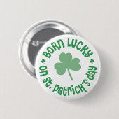 St Patricks Day Birthday Ronde Button 5,7 Cm (Voorkant /achterkant)
