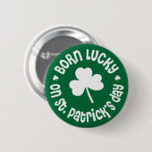 St Patricks Day Birthday Ronde Button 5,7 Cm (Voorkant /achterkant)