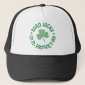 St Patricks Day Birthday Trucker Pet (Voorkant)