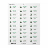 St. Patrick's Day Bisschop Retouradres Etiket (Full Sheet)
