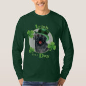 St. Patrick's Day Black Lab T-shirt (Voorkant)