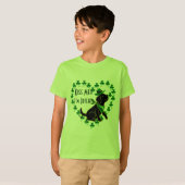 St. Patrick's Day Black Labrador T-shirt (Voorkant volledig)