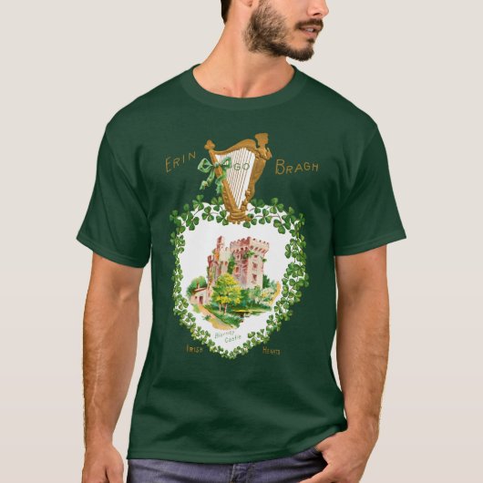 St. Patrick's Day Blarney Castle Ierland T-shirt (Voorkant)