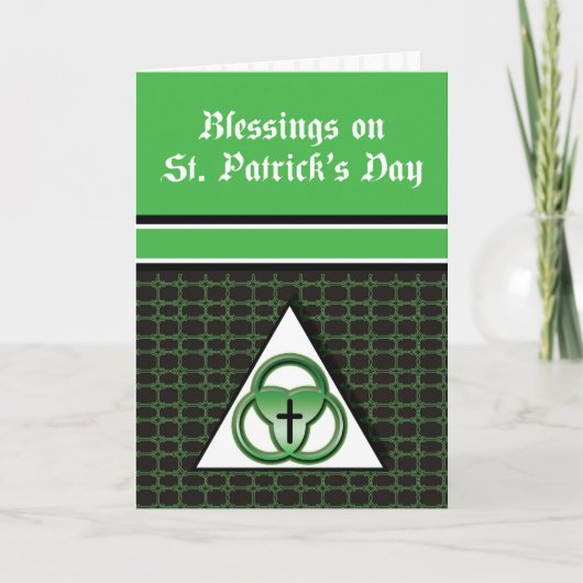 St. Patrick's Day Blessing, Heilige Drievulheid, G Kaart (Voorkant)
