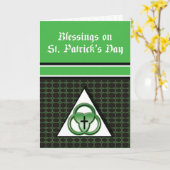 St. Patrick's Day Blessing, Heilige Drievulheid, G Kaart (Gele Bloem)