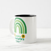 St. Patrick's Day Blessing Mug Tweekleurige Koffiemok (Voorkant links)